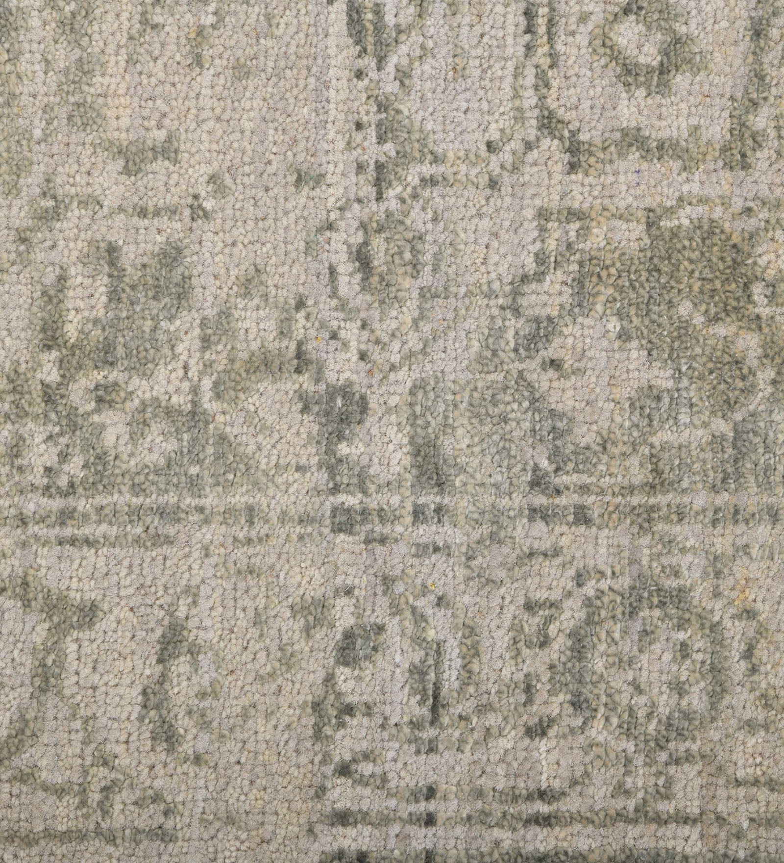 Dazzle Transitional Pattern Hand Knotted  Rectangle Anti-Skid Designer Carpet, Prayer Rug For Office Cabins, Small Living Spaces - 2'X3'