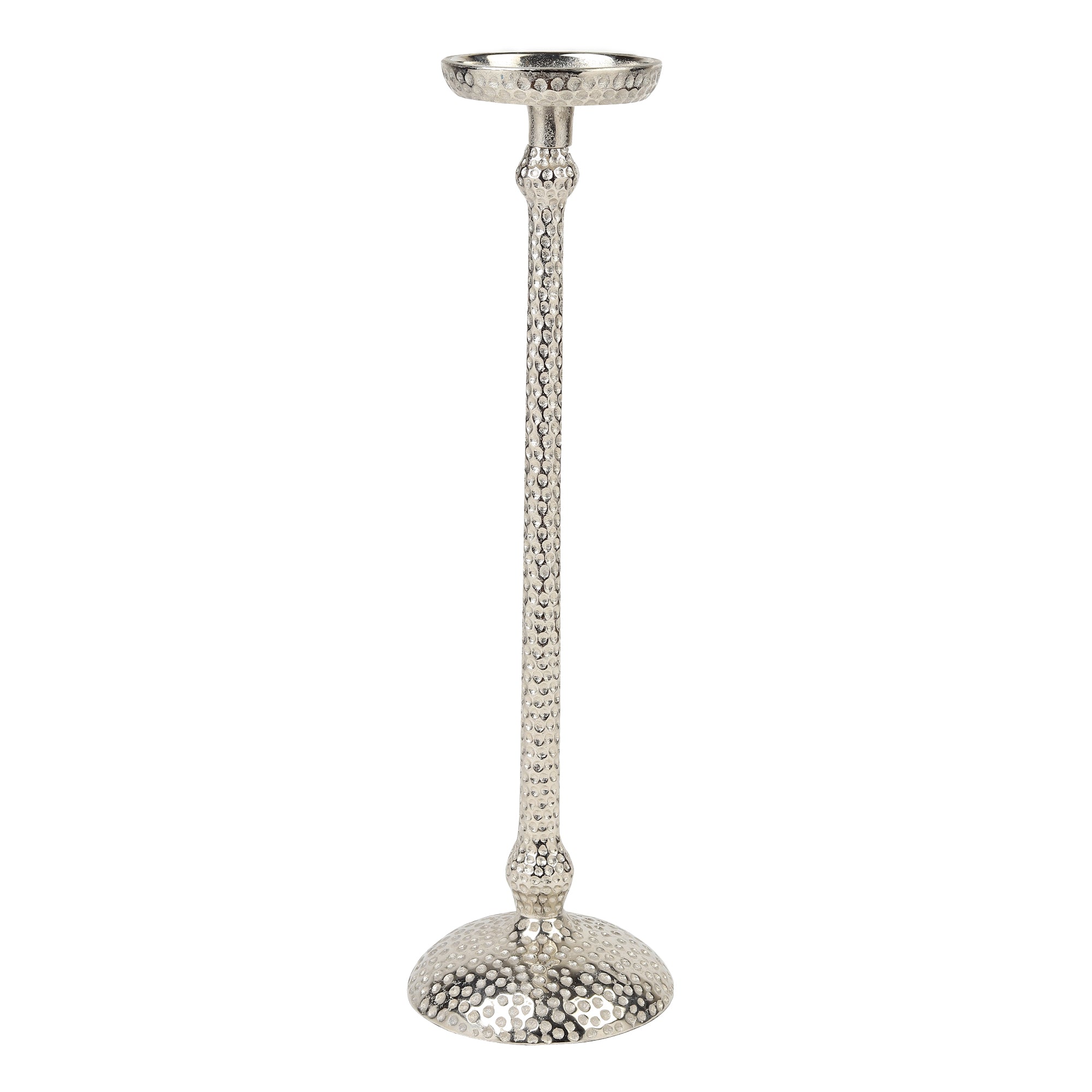 Harrington Large Silver candle holder - OUCHCART