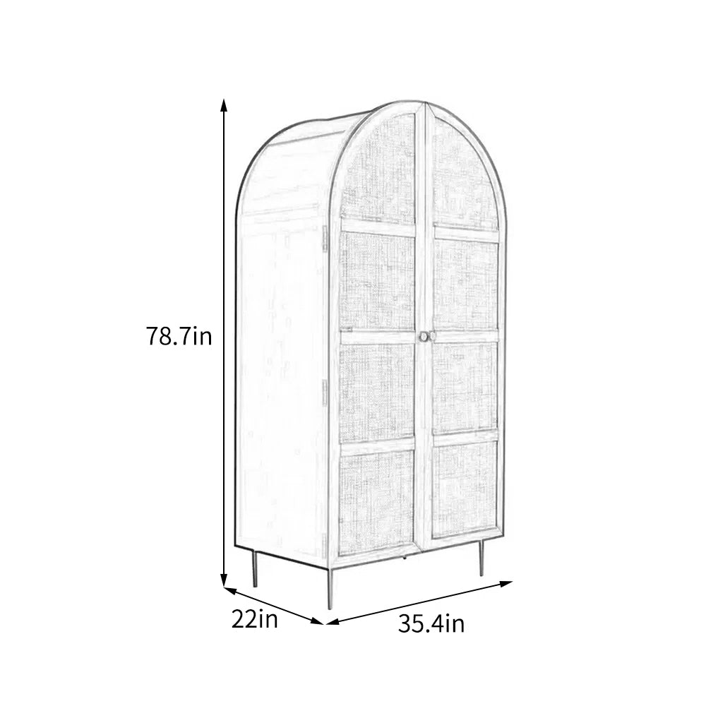 Vintage European Wardrobe – Classic Exquisite Bedroom Storage-OUCH CART | Wardrobe 
