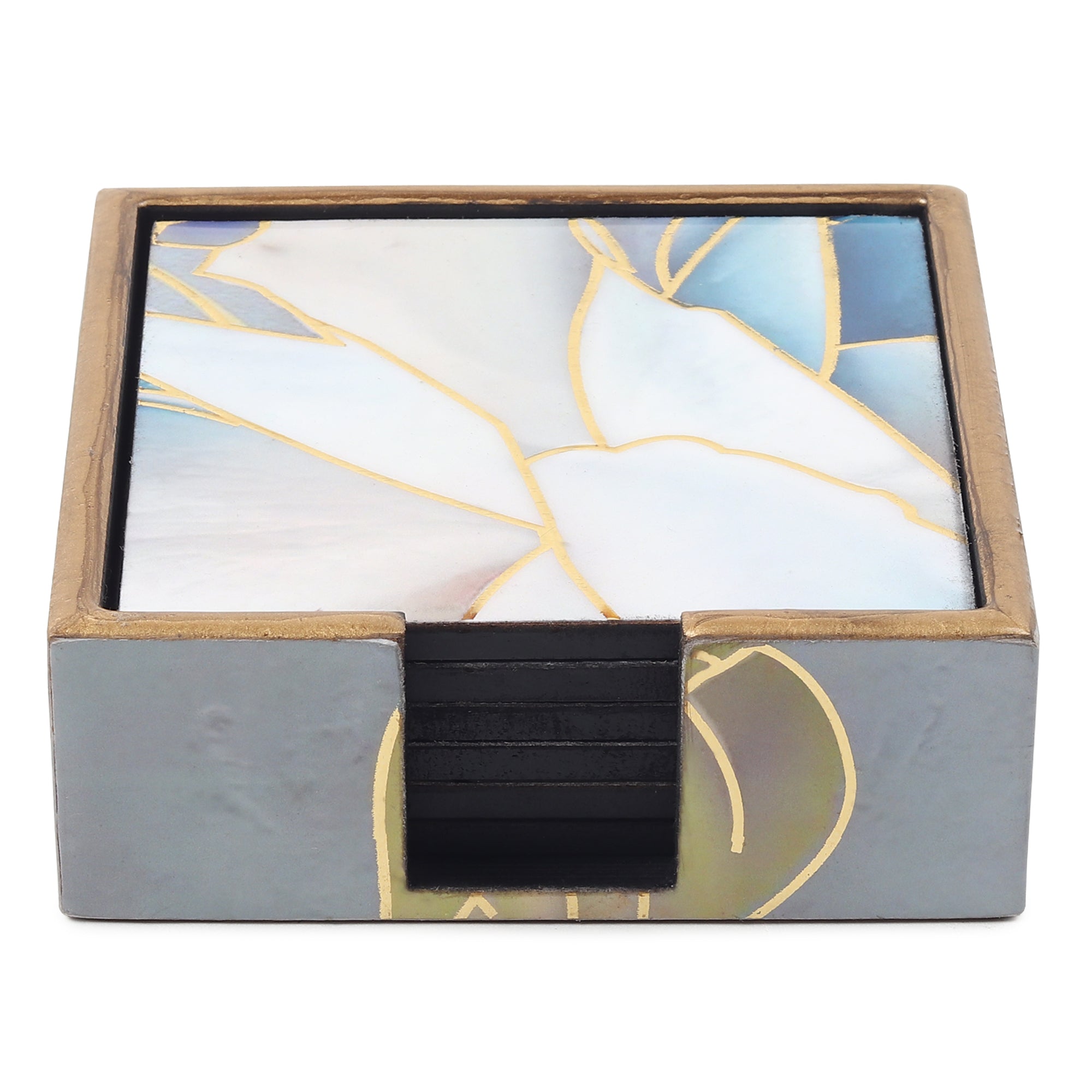 Azure Whisper Coaster Set of 4 - Ouchcart