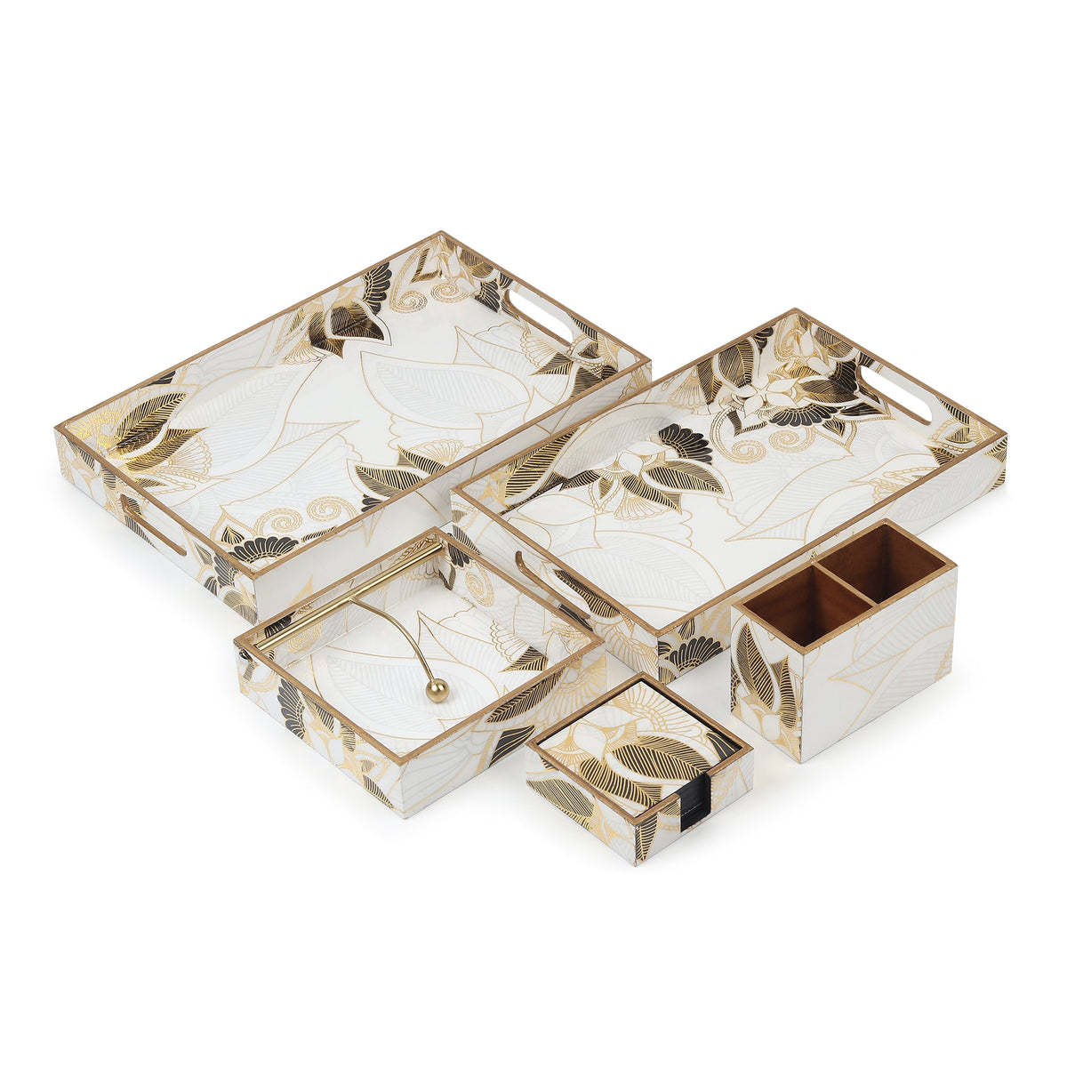 Ivory Noir Bloom Kitchen Set M.M.I. OVERSEAS
