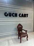 New Handicrafts Wooden Hand Carved Royal Look Chair