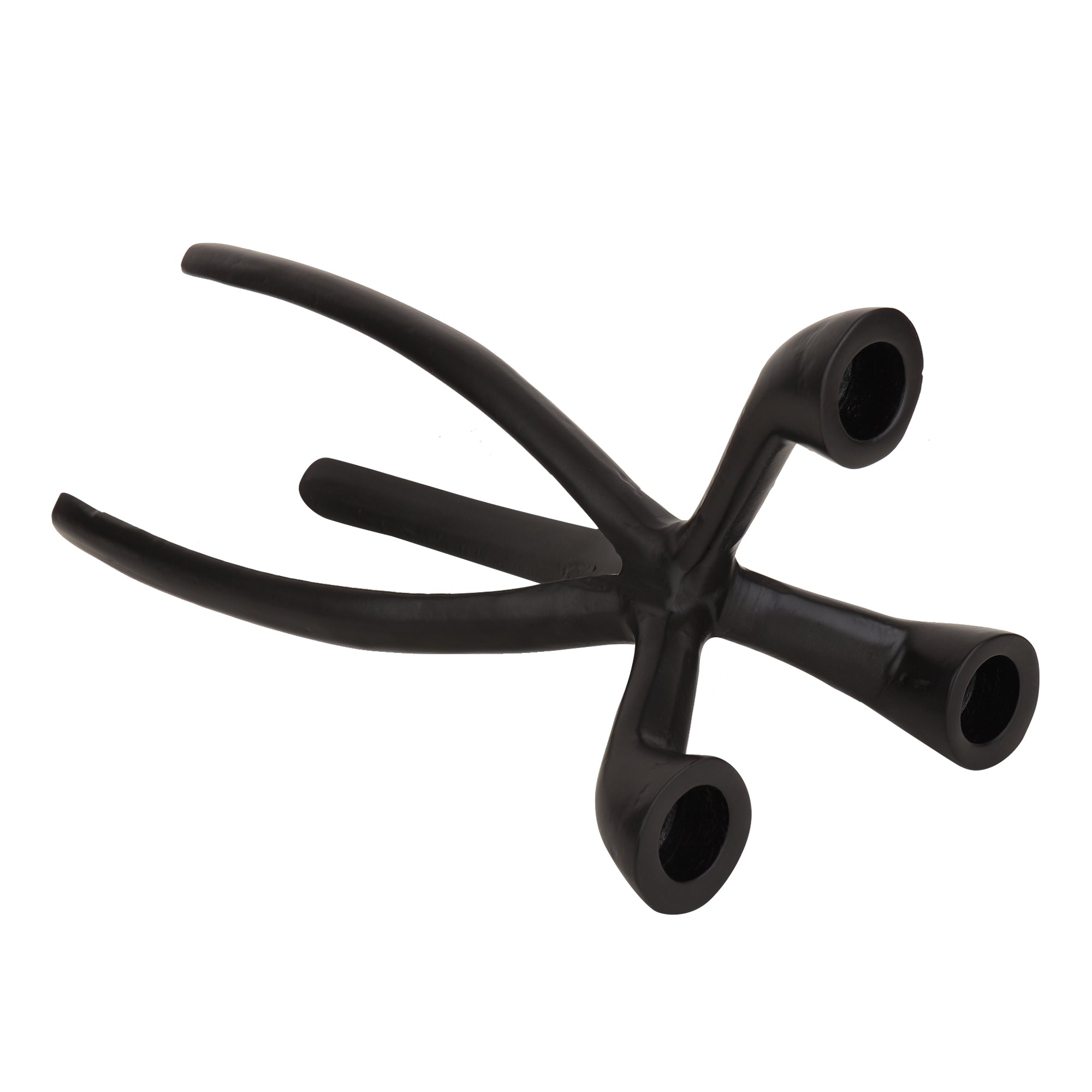 Trifecta Candle Holder in Black