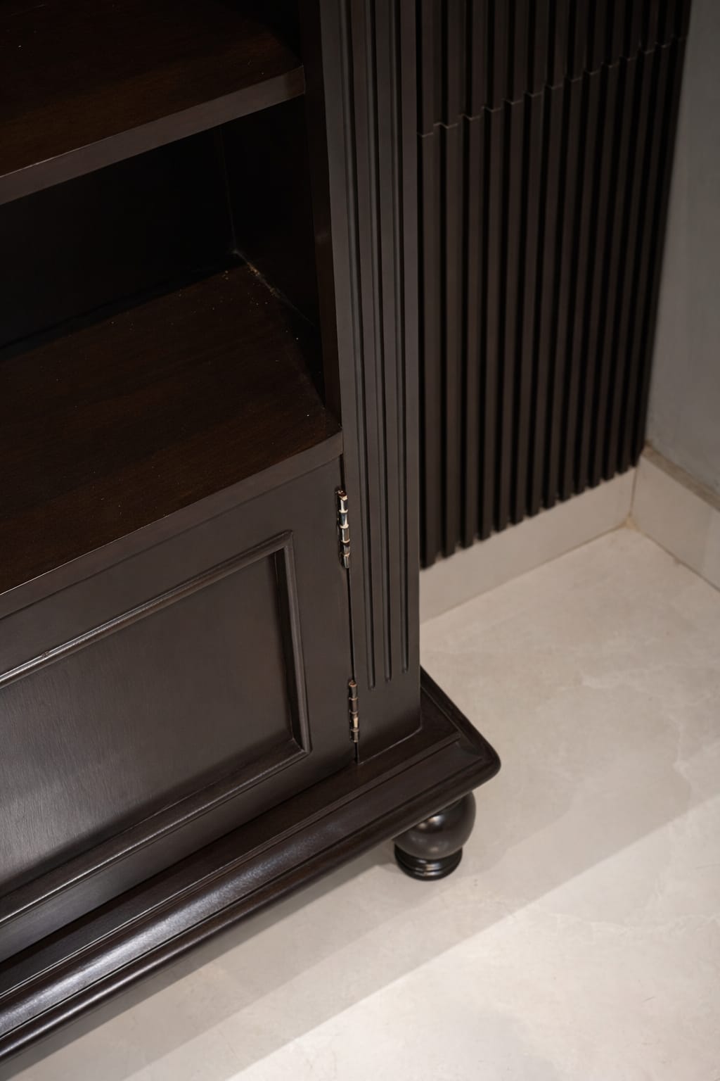 Elegant Solid Wood Bookshelf with Cabinet Storage | 78” Tall Classic Display Bookcase