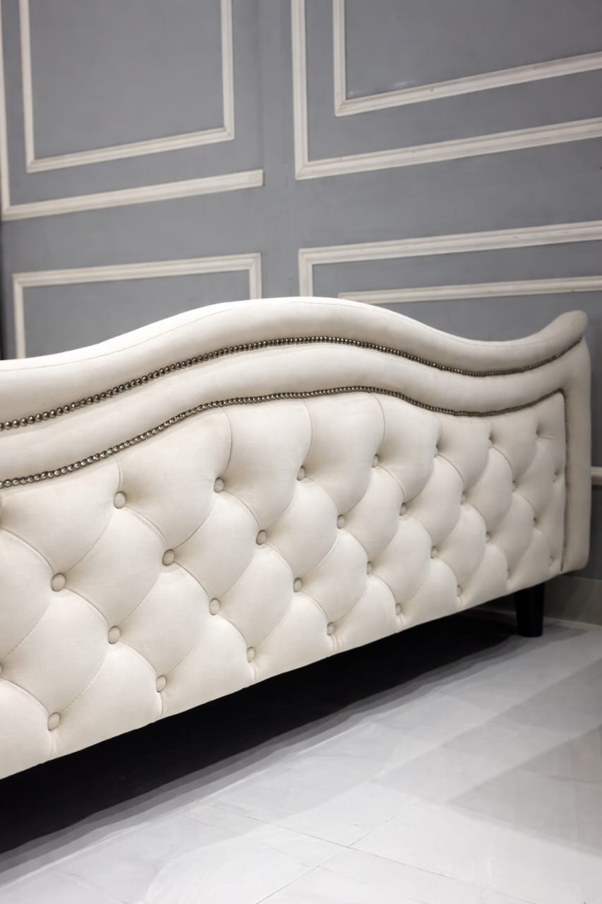 52'' High Headboard Down Upholstered Bed