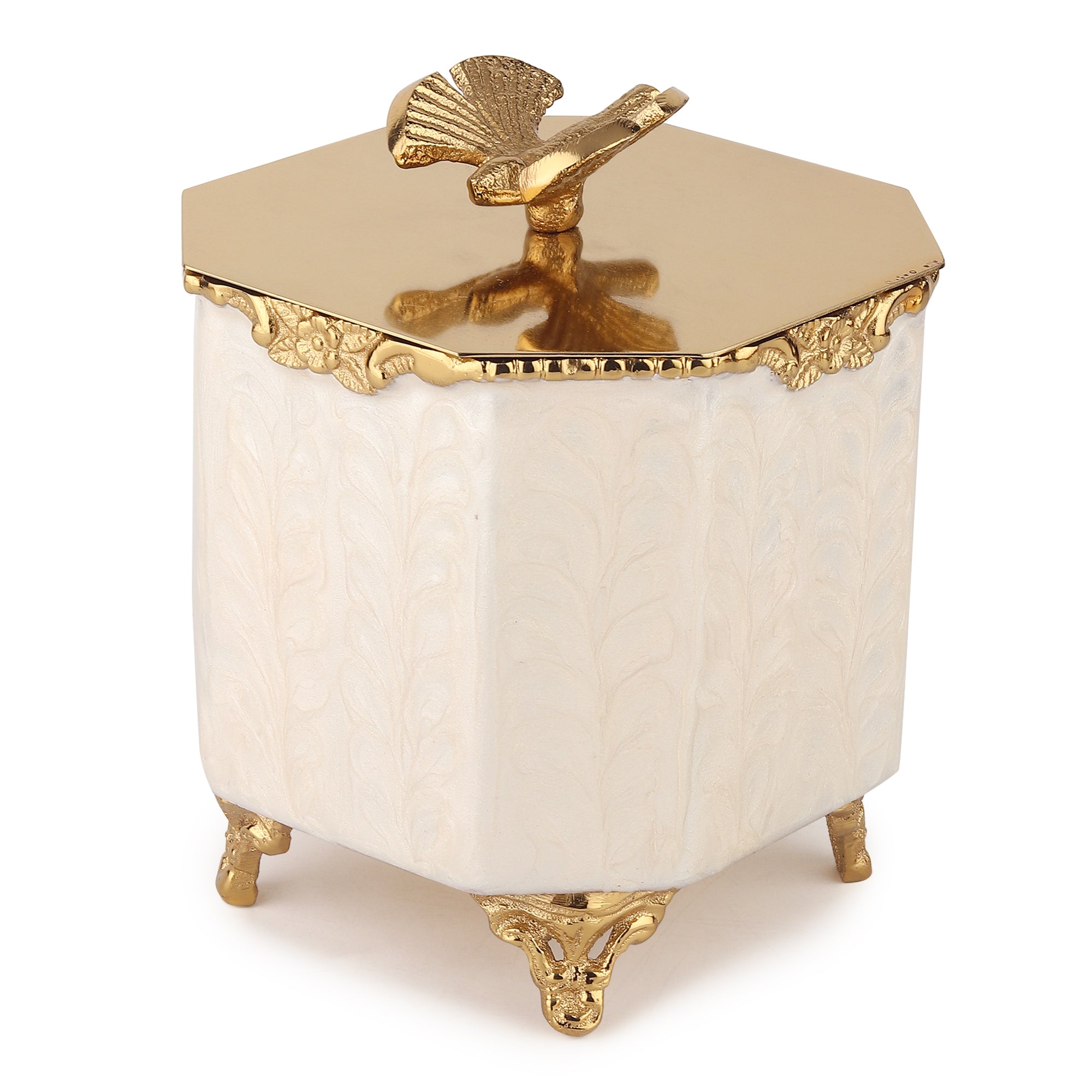 Avelion Ivory Pearl Small Storage Box