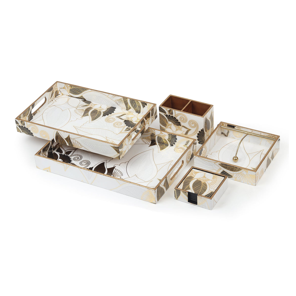 Ivory Noir Bloom Kitchen Set M.M.I. OVERSEAS