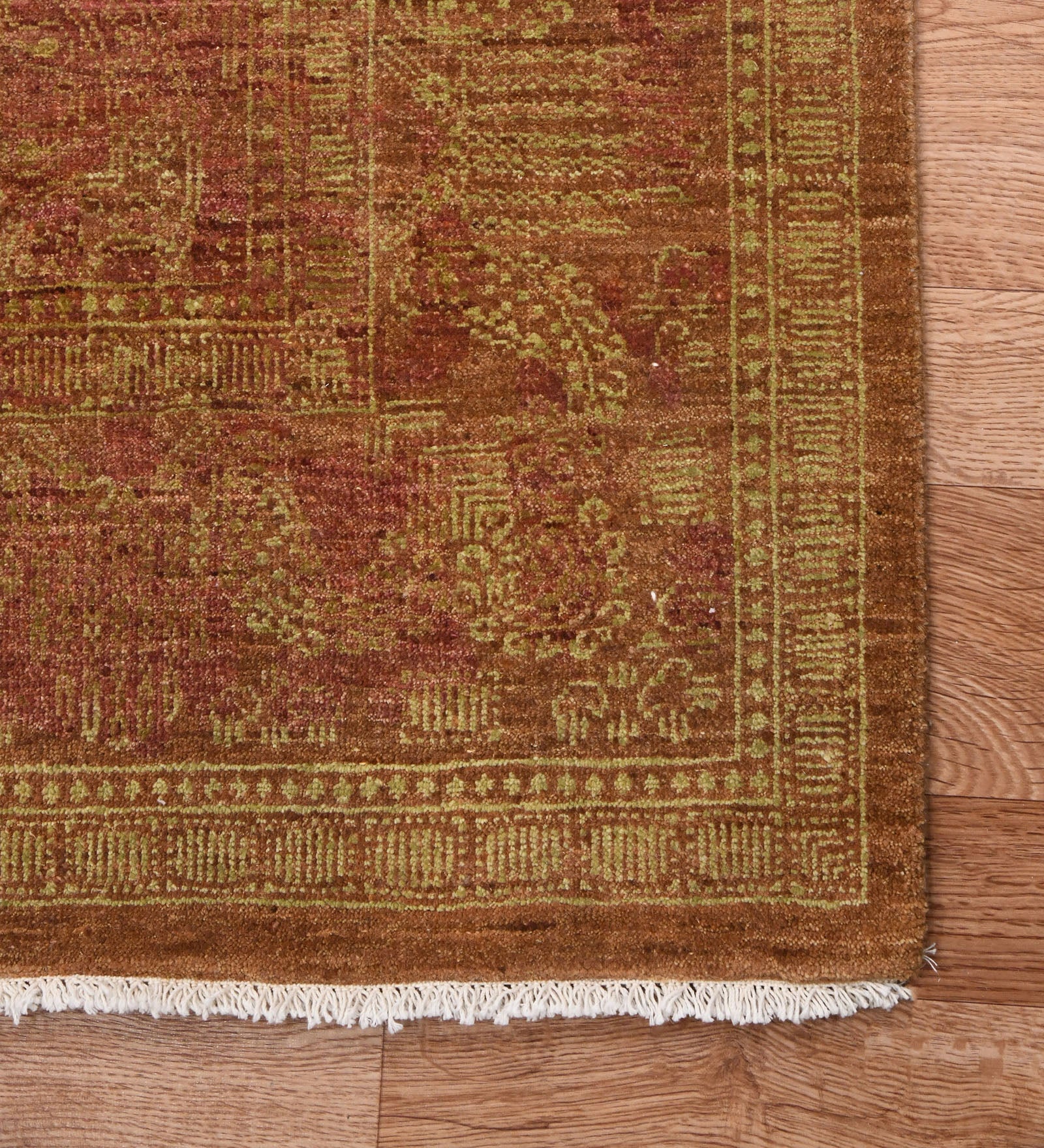 Kohinoor Traditional Pattern Hand Knotted  Rectangle Anti-Skid Designer Carpet, Prayer Rug For Office Cabins, Small Living Spaces - 2'X3'