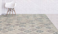 Gray Wool Vector 5x8 Feet  Hand-Tufted Carpet - Rug