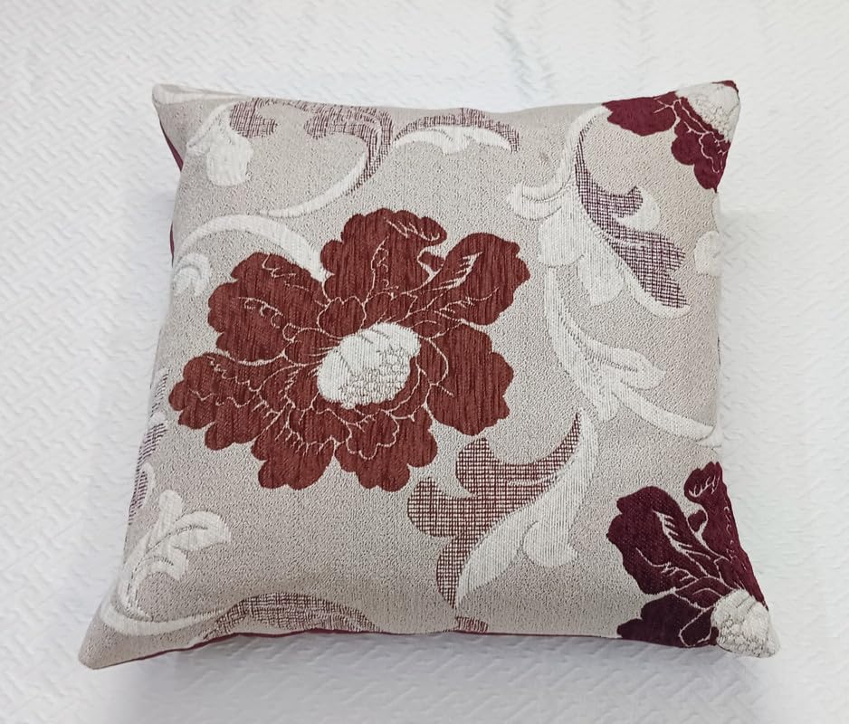 Designer Floral Cushion Covers 16 x 16 Inch, Set of 5