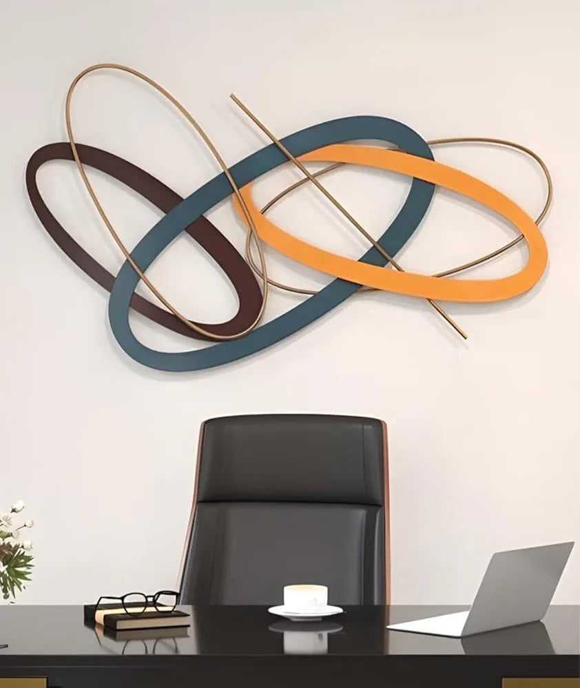 ALFA OUT  WALl ARTHandmade One-of-a-kind original piece 6 Month Waranty Perfect for a modern or coastal-themed room Adds a pop of color