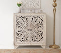 Joshua 2 Door Cabinets and Sideboard (White Finish)