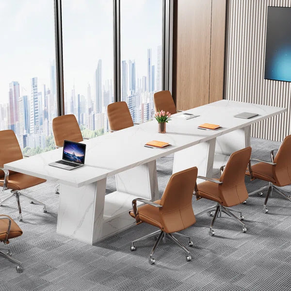 63 Inch Modern Executive Office Desk with Strong Base | Stylish Computer Table