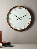 Eclipta Gold Wall Clock