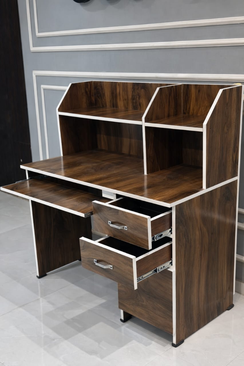 Carlos Computer Table In Columbia Walnut Finish