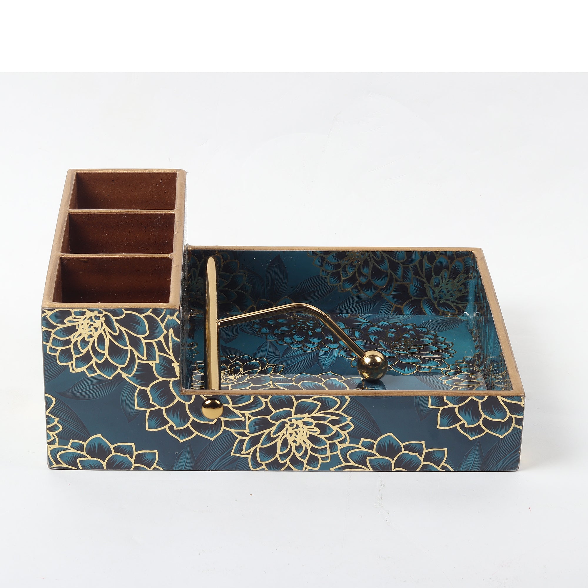 Sapphire Wreath Cutlery and Tissue Holder - OUCHCART