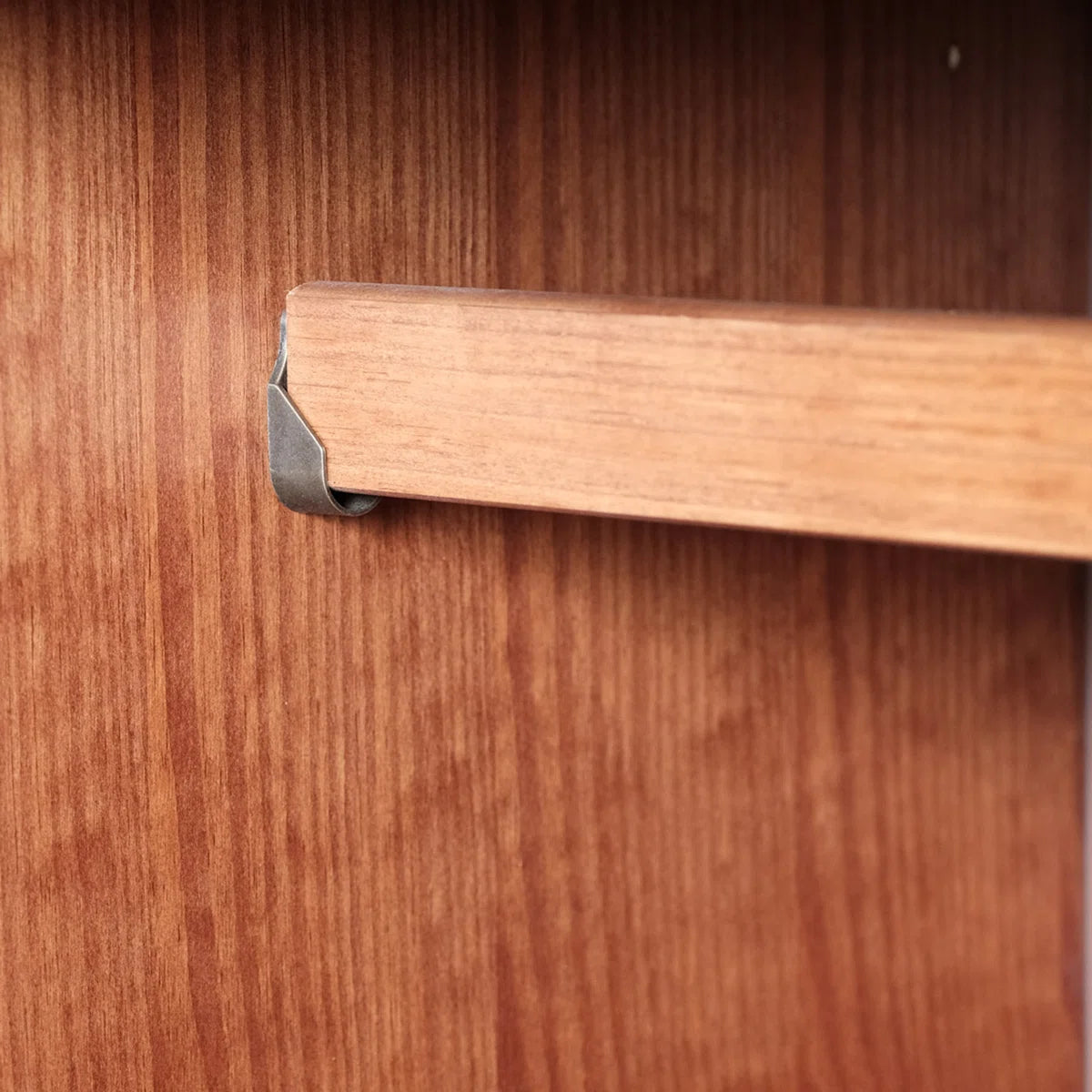 2-Door Solid Wood Wardrobe Armoire Primm Flexible with Secure Lock