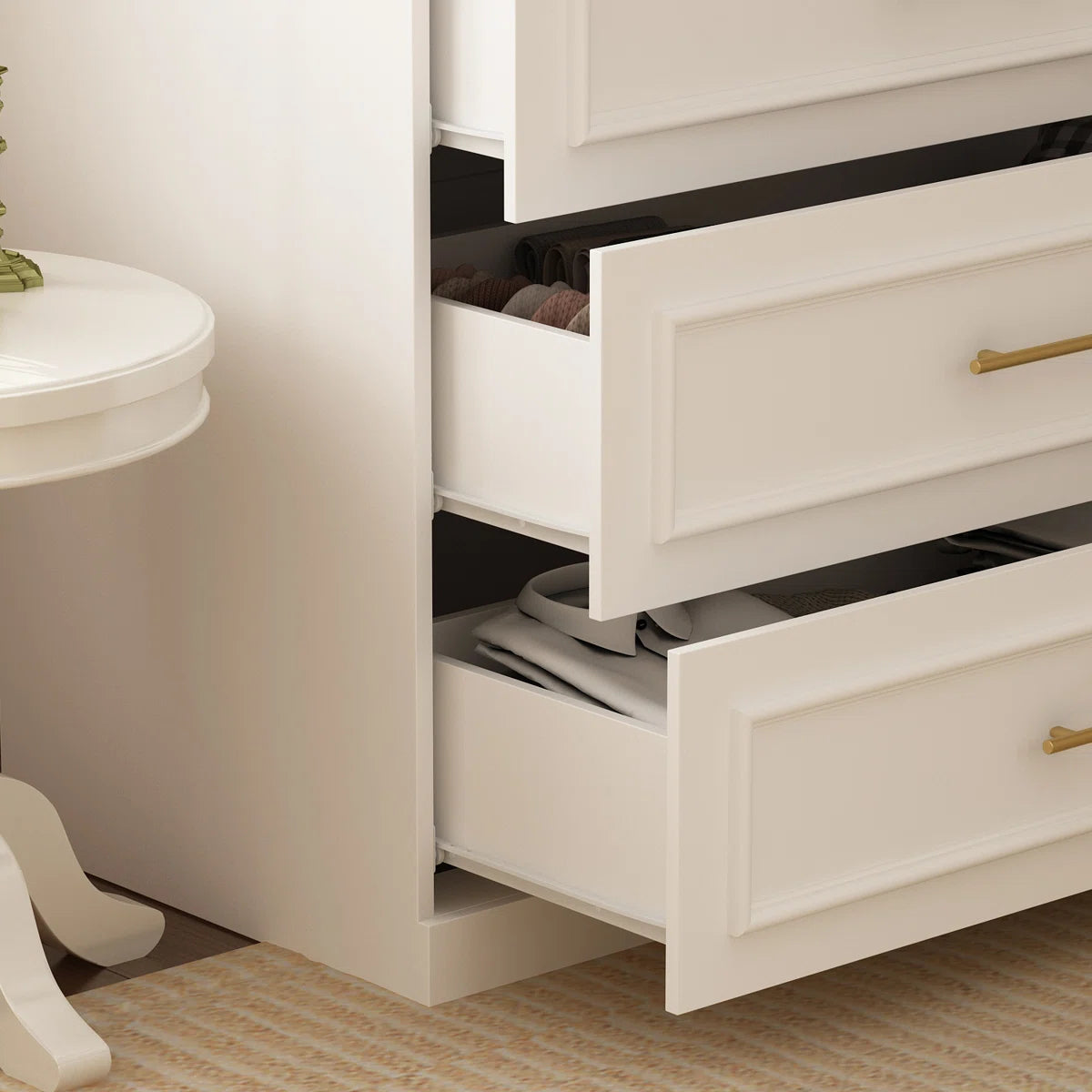 Durable Armoire Spacious Modern Bedroom Wardrobe