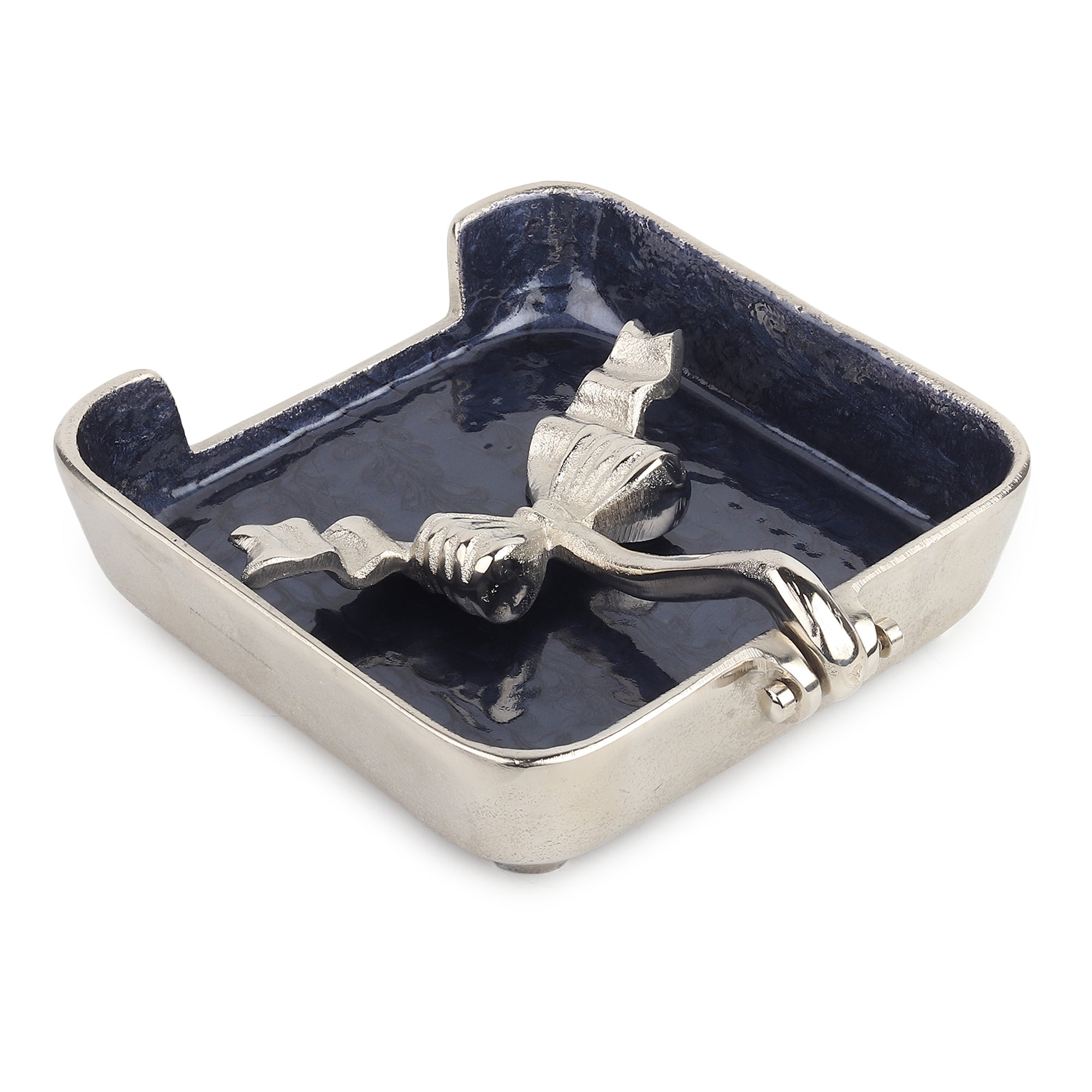Dravelion Blue Pearl Tissue holder- OUCHVART