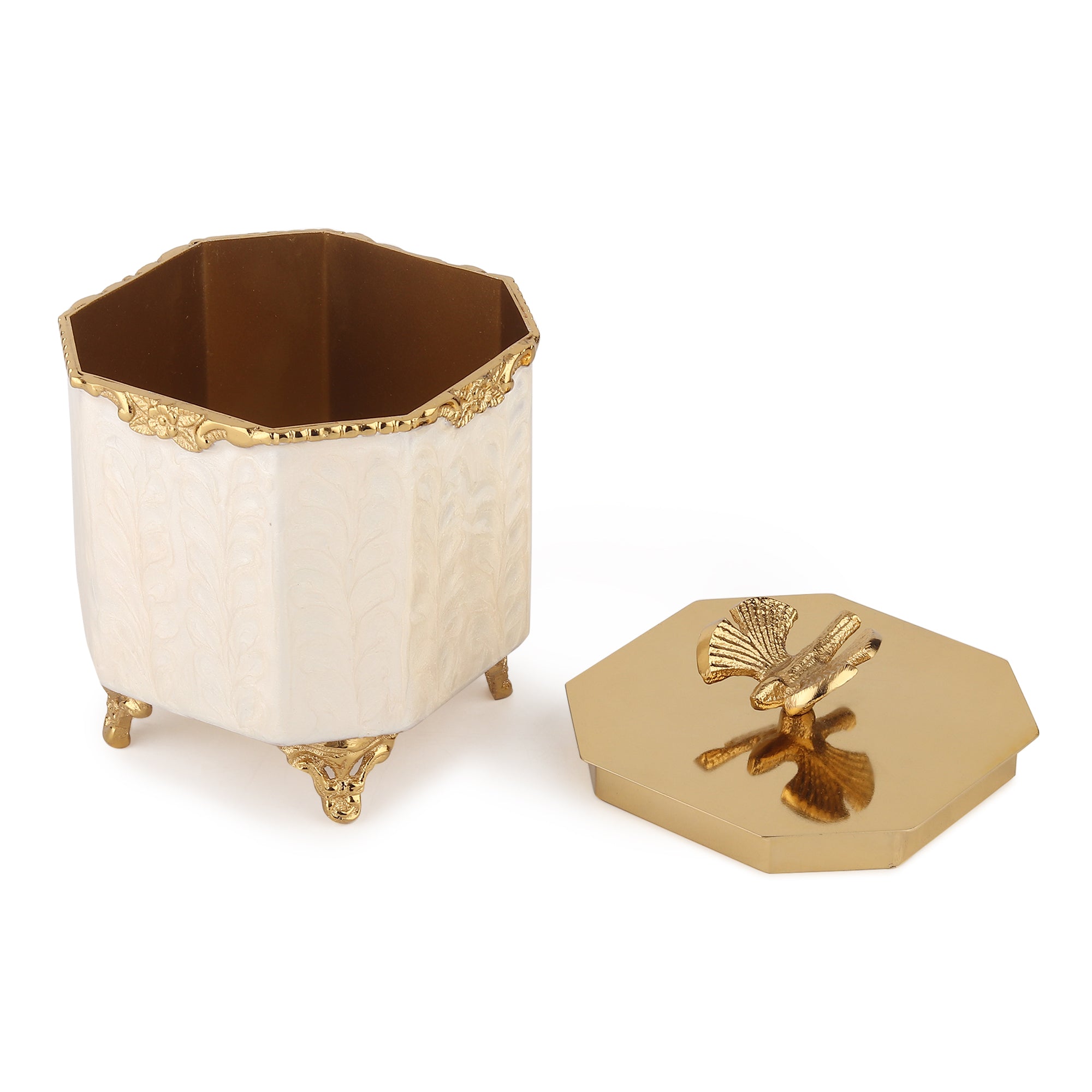 Avelion Ivory Pearl Small Storage Box- OUCHCART