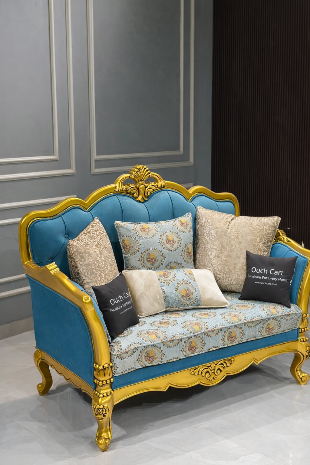 Infinity 6 - Piece Velvet Living Room Set