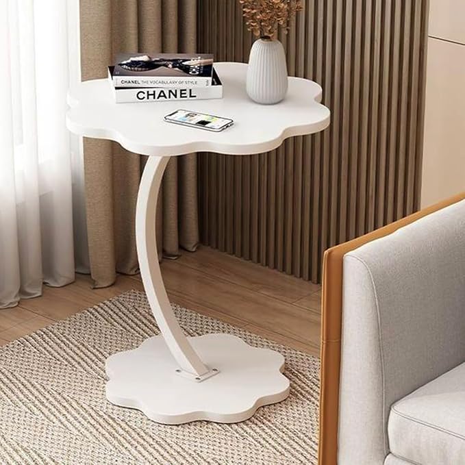 Flower Design C End Table – Compact Side Table for Sofa, Bedside & Small Spaces