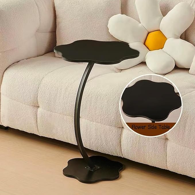 Flower Design C End Table – Compact Side Table for Sofa, Bedside & Small Spaces