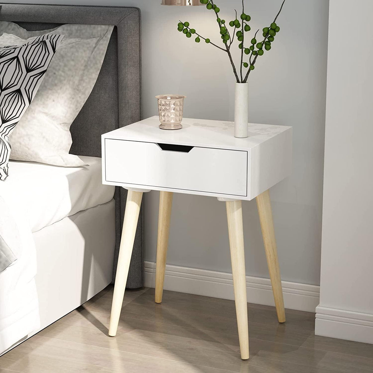 Bedside Tables: Buy Wooden Bedside Tables Online in India at Best Price ...