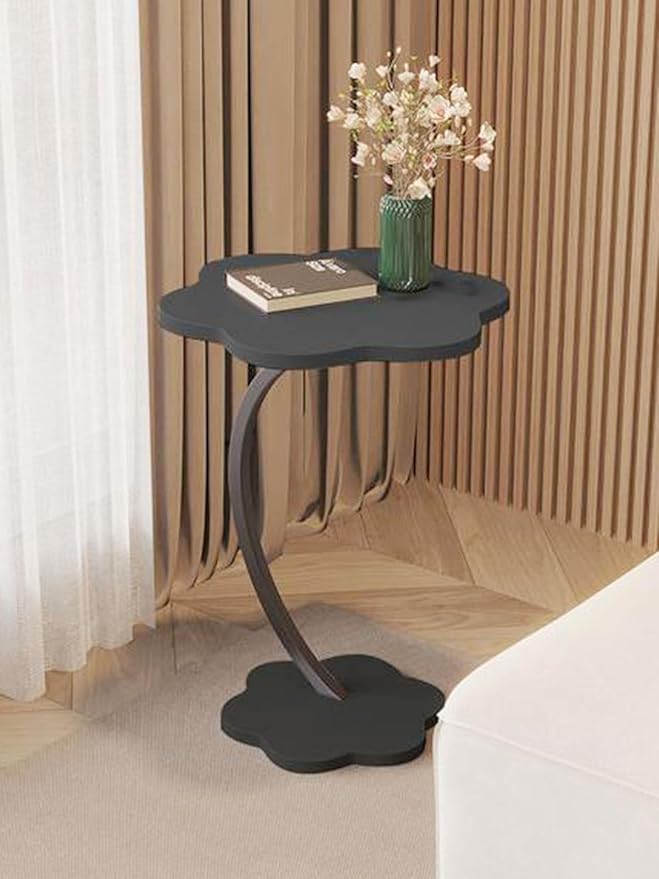 Flower Design C End Table – Compact Side Table for Sofa, Bedside & Small Spaces