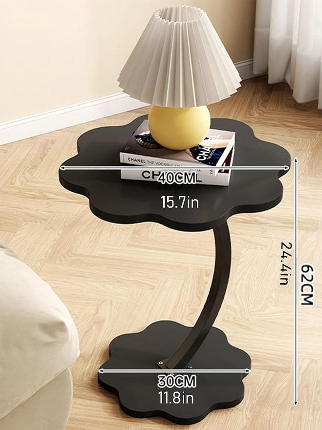 Flower Design C End Table – Compact Side Table for Sofa, Bedside & Small Spaces
