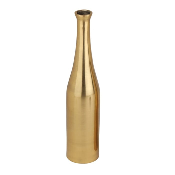 Full Gold Champagne Large Bottle Vase