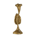 Jules Leaf Candle Holder Small Gold