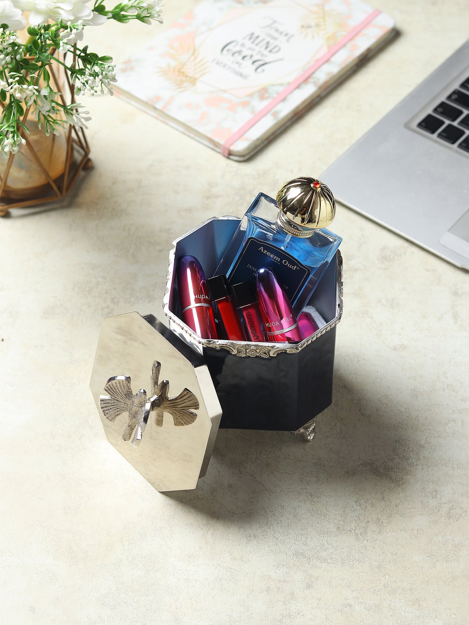 Dravelion Blue Pearl Small Storage Box