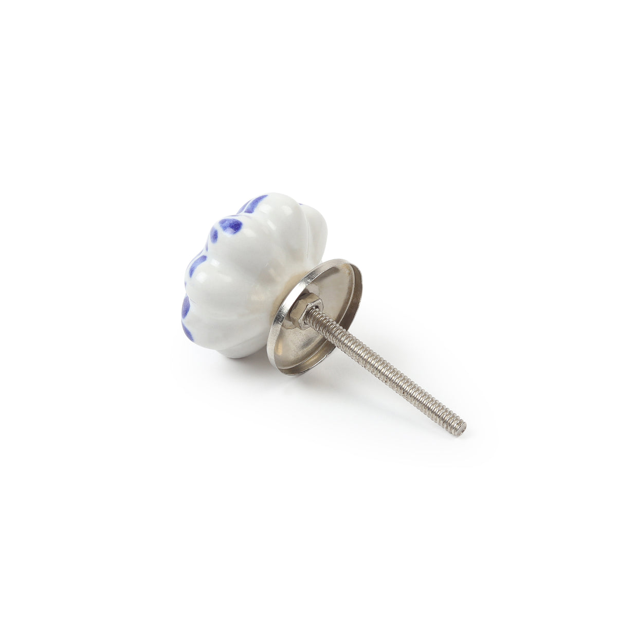 Bleu Flora Knob set of 6