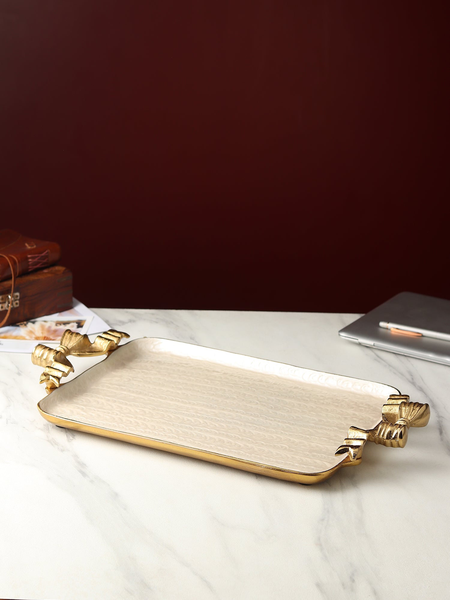 Avelion Ivory Pearl small Tray - OUCHCART
