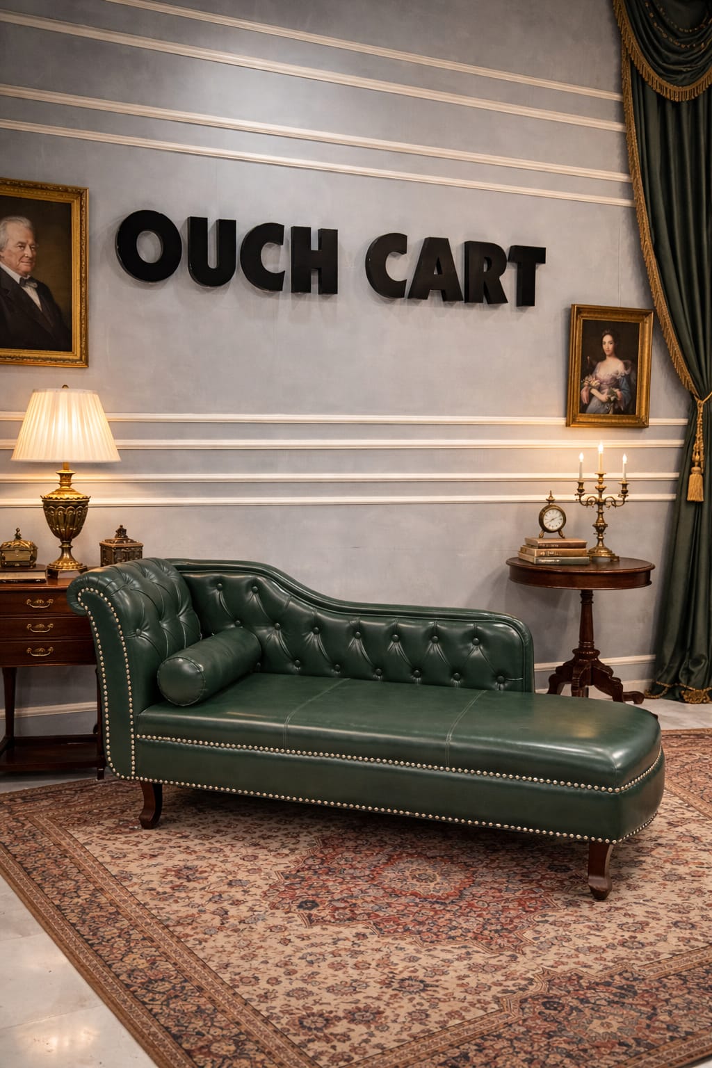 Bell Haven Upholstery Chaise Longue for Living and Dining room with cushion