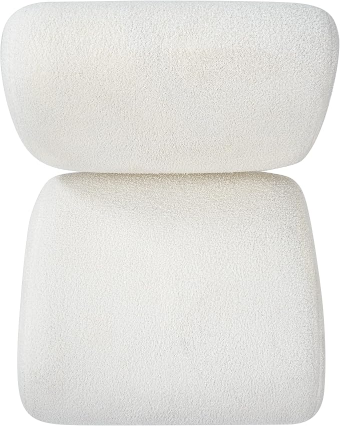 Ouch Cart Modern Upholstered Lounge Chair with Curved Wooden Frame | Cozy Accent Chair