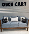 Modern Fabric Sofa Set (3+3 Seater) with Solid Wood Frame | Elegant Living Room Seating