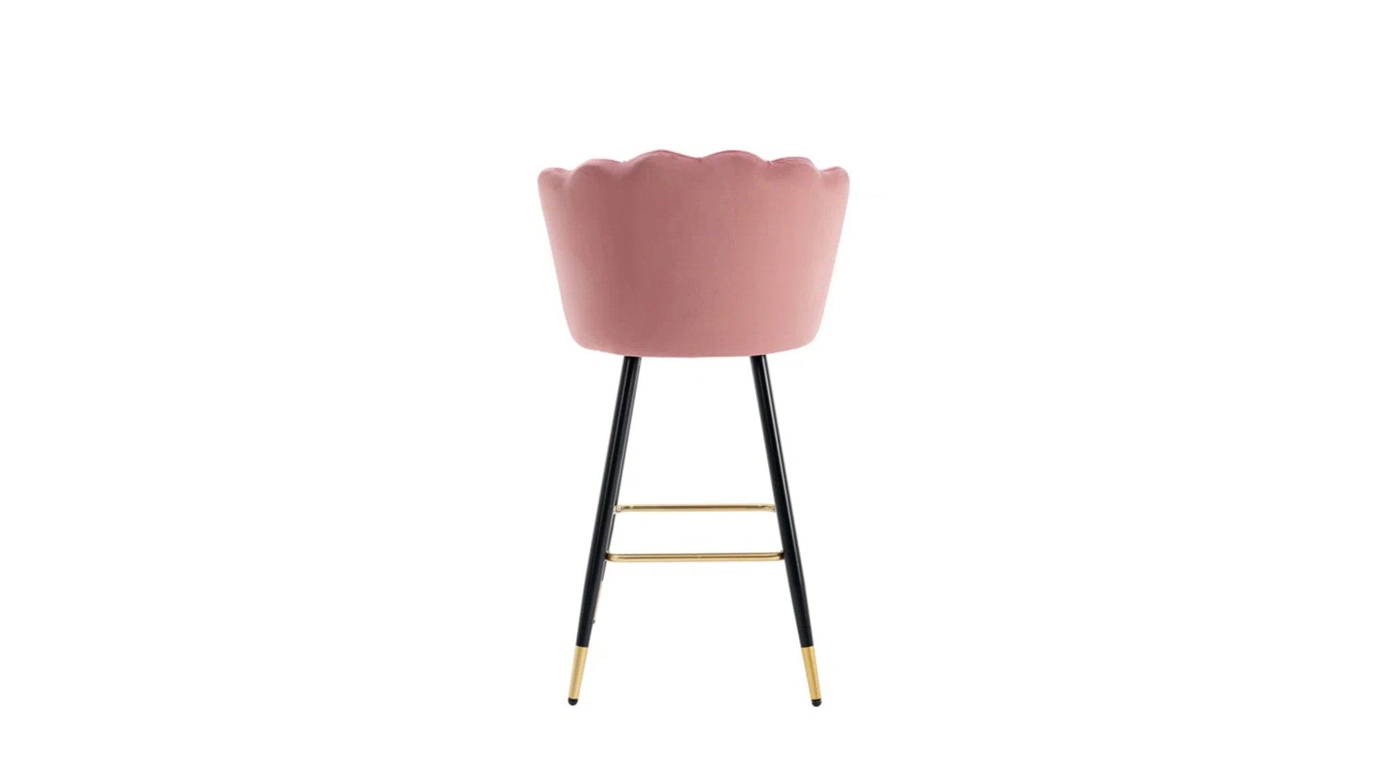 FLOWER COUNTER STOOL PINK SET OF 2
