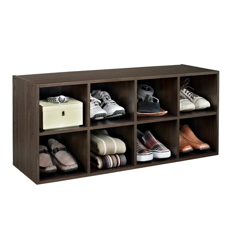 8 Pair Stackable Shoe Rack
