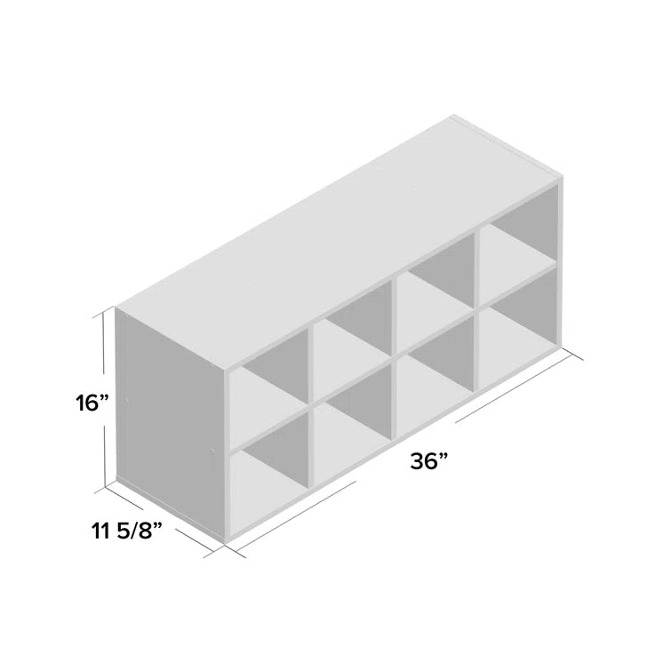 8 Pair Stackable Shoe Rack