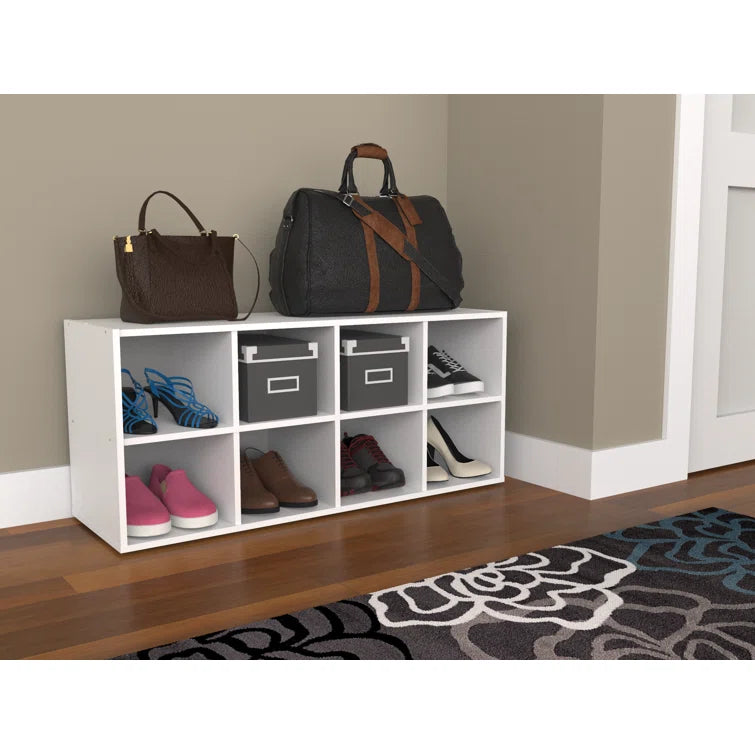 8 Pair Stackable Shoe Rack