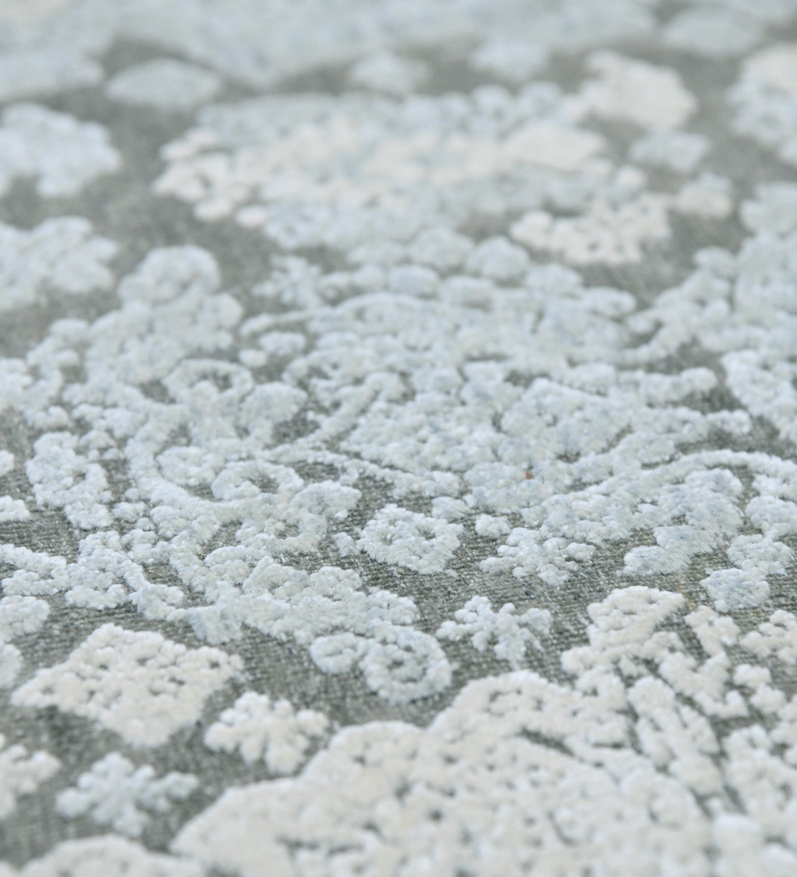 Euphoria Transitional Pattern Hand Knotted  Rectangle Anti-Skid Designer Carpet, Prayer Rug For Office Cabins, Small Living Spaces - 4'x6'