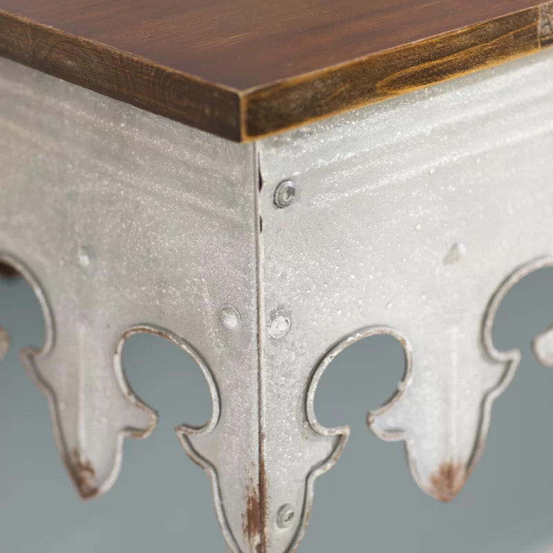 Dalia Solid Wood Top Console Table