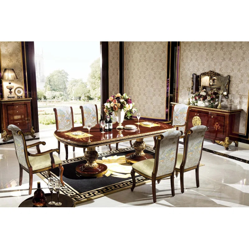 Double Pedestal Dining Set
