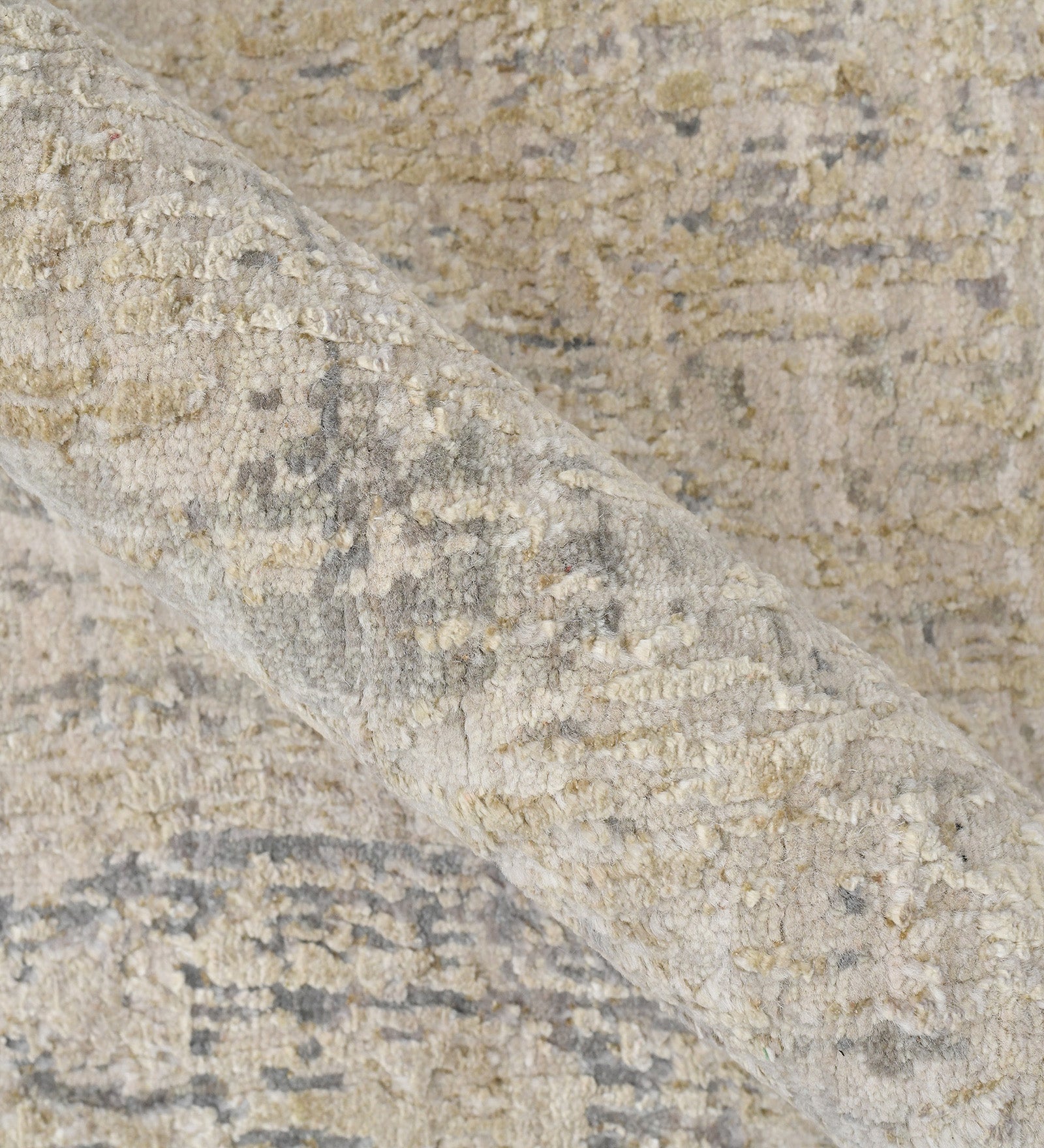 Zenith Modern Pattern Hand Knotted  Rectangle Anti-Skid Designer Carpet, Prayer Rug For Office Cabins, Small Living Spaces - 4'x6'