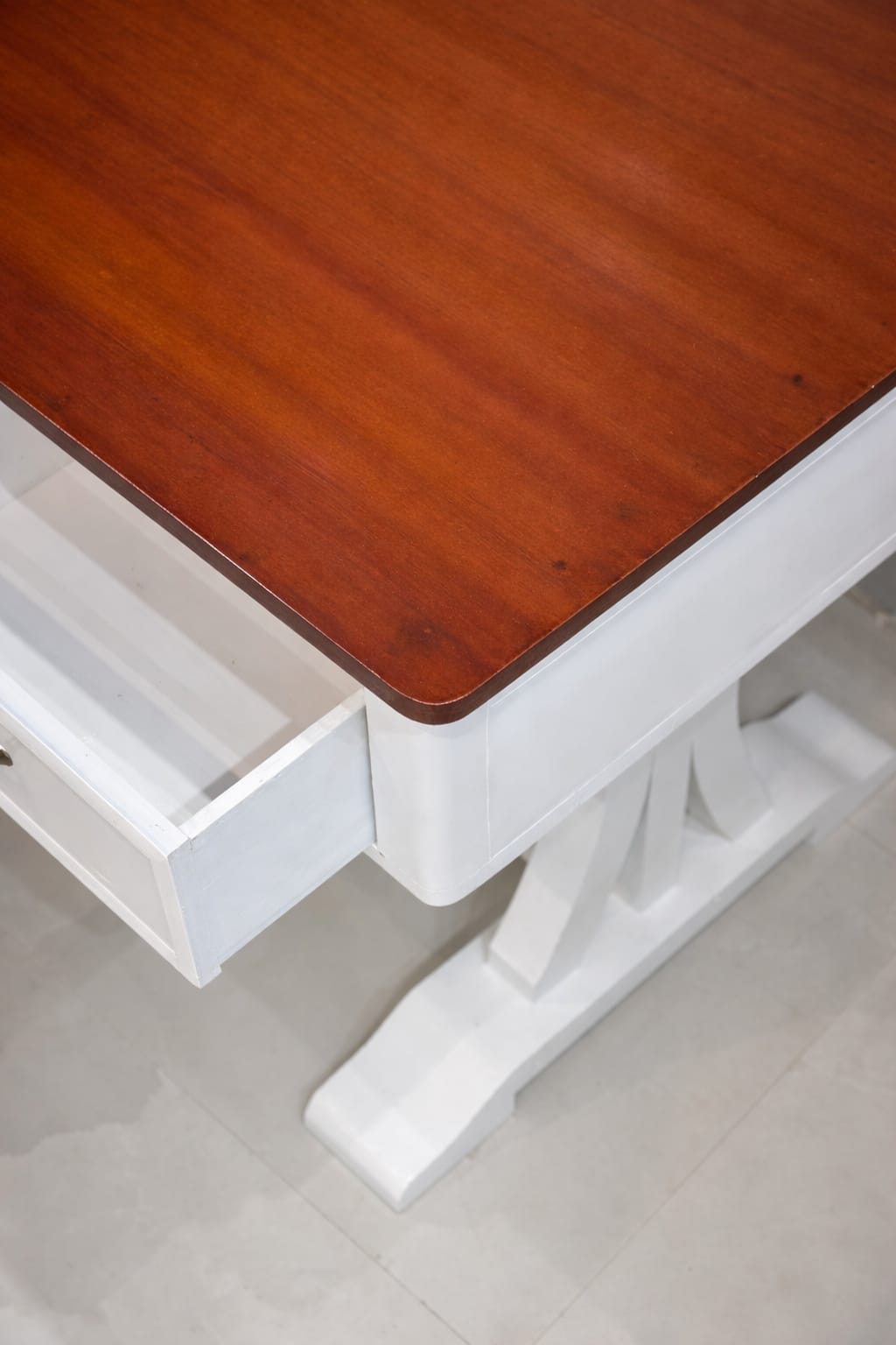 Modern Wooden Office Table with 3 Storage Drawers | Home Office & Study Desk