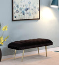 Buna Metal Bench In Velvet Black Colour