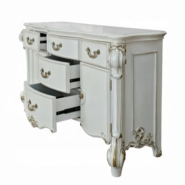 ACME Vendome Dresser, Antique Pearl Finish