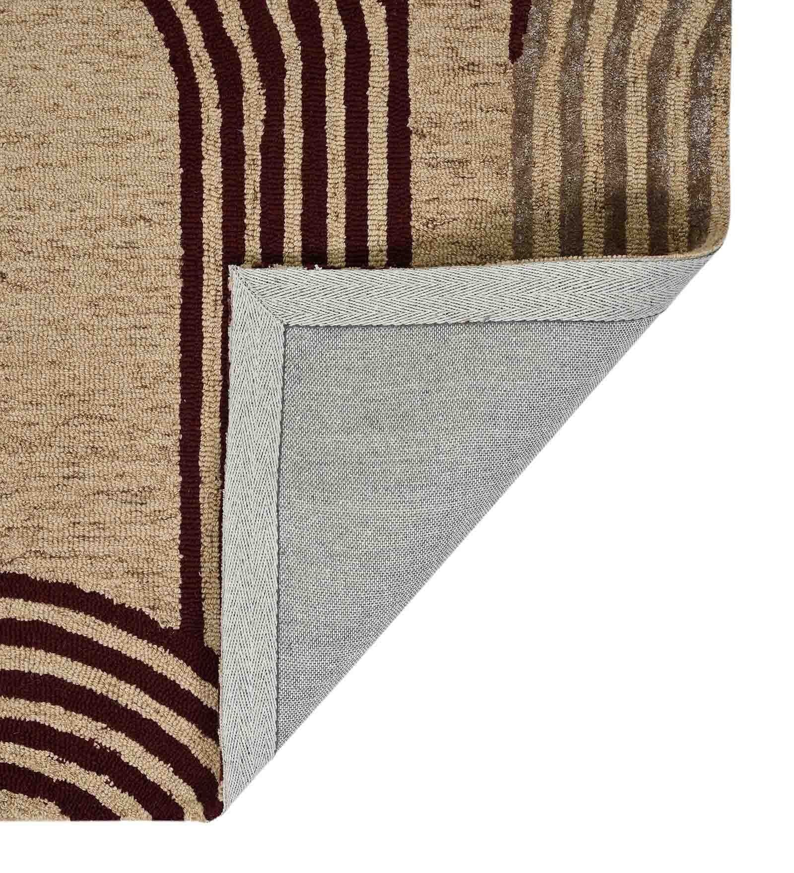 RED ROBIN Wool & Viscose Canyan 5x8 Feet  Hand-Tufted Carpet - Rug